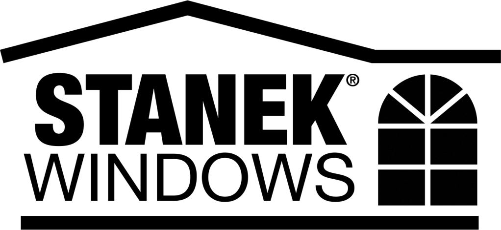 An all black version of the Stanek Windows logo