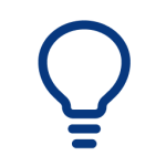 line drawing of a ligthbulb