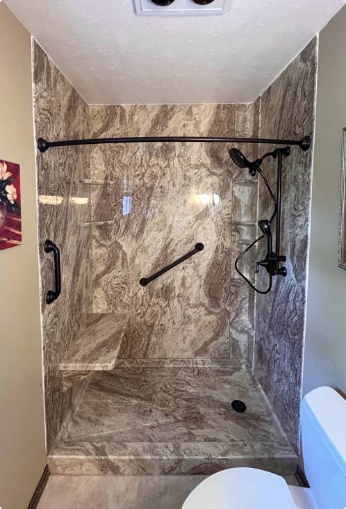bathroom walk in shower