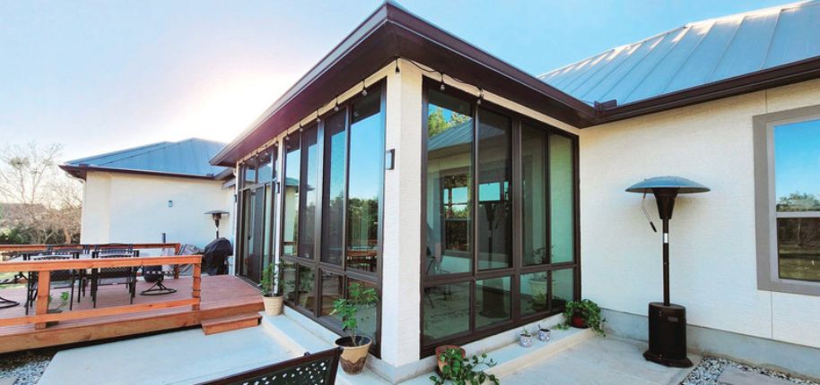 Classic Texas home highlighting Great Day Improvements’ dependable home remodeling craftsmanship in Elmendorf.