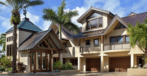 Exterior shot of a roof replacement completed by Englert.