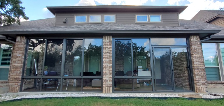 A completed 3-Season Sunroom in San Antonio, TX by Patio Enclosures